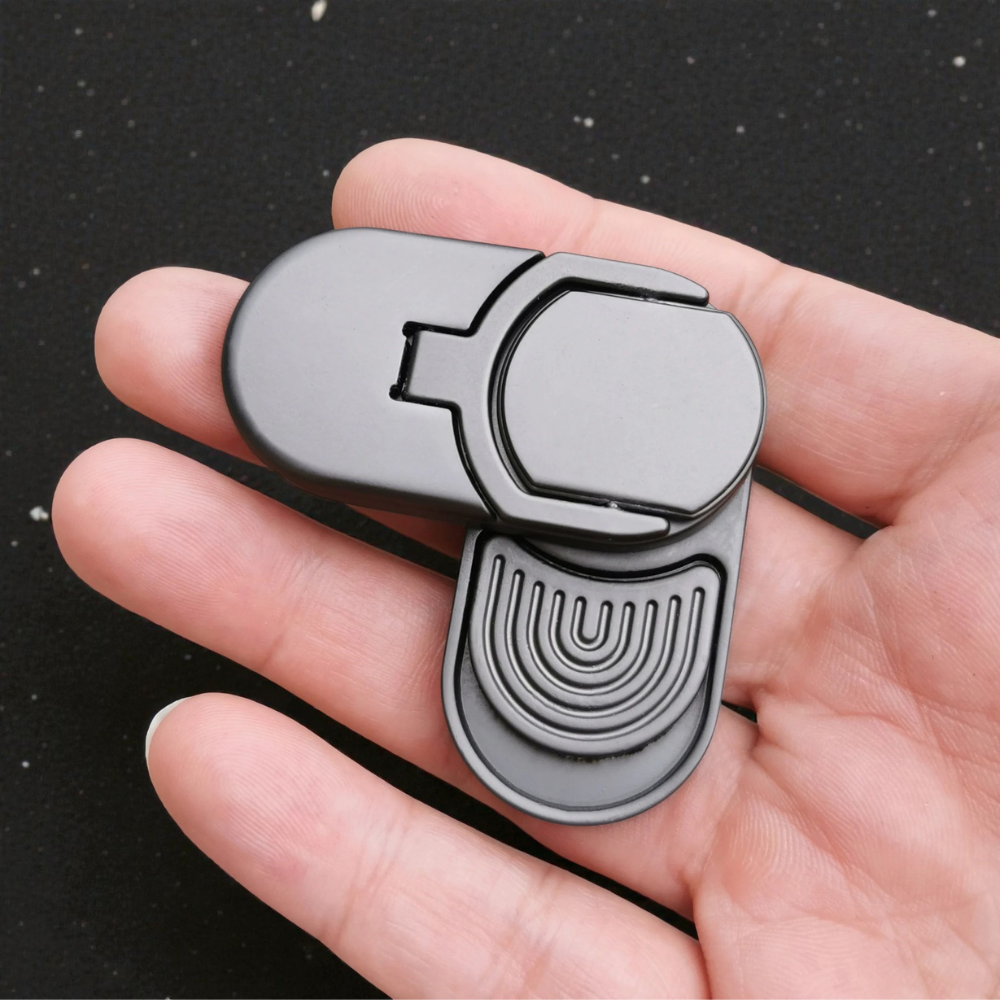 Target Push Slider Metal Fidget Toy Stainless Steel EDC Haptic Coin Spin Slider for Adults, Desk Fidget Gift for Him Her